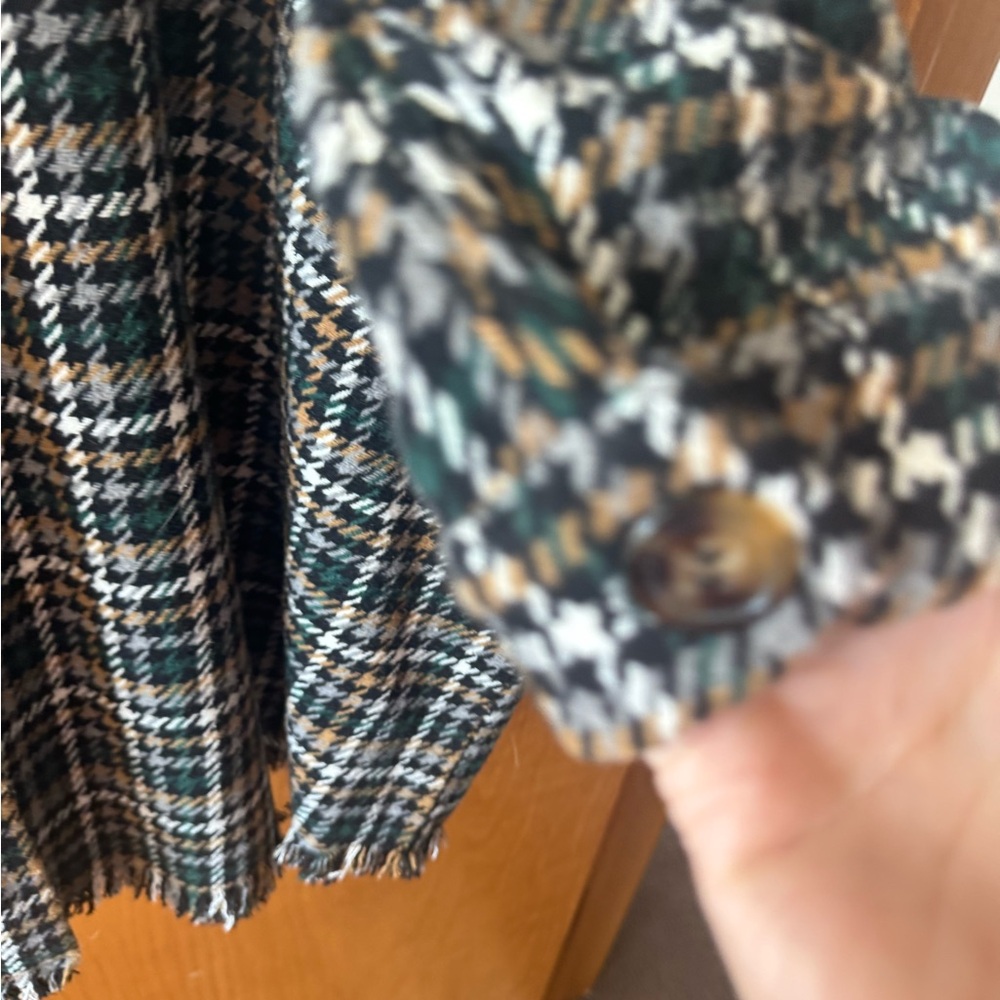 Plaid Button-Up Coat - image 2